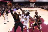 LeBron James and Draymond Green